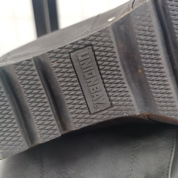 Union Bay Sassy-U Ankle Dark Gray Greenish Ankle Wedge Boots Women US 10 - Picture 12 of 14